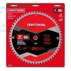 Craftsman 10 in. D X 5/8 in. Carbide Circular Saw Blade 60 teeth 1 pk