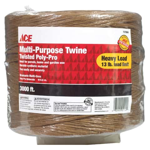 Ace 3000 ft. L Tan Twisted Poly Twine