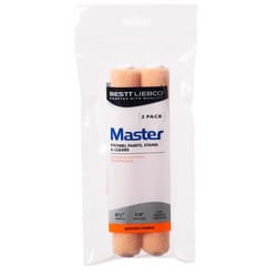 Bestt Liebco Master Woven Fabric 6-1/2 in. W X 1/4 in. Mini Paint Roller Cover 2 pk