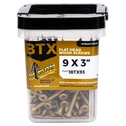 Big Timber No. 9 X 3 in. L Star Bronze Wood Screws 1 lb 79 pk