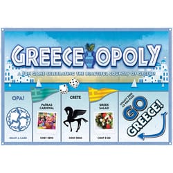 Late for the Sky Greece Opoly Board Game Multicolored
