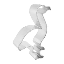 R&M International Corp 3 in. W X 4 in. L Flamingo Cookie Cutter Silver 1 pc