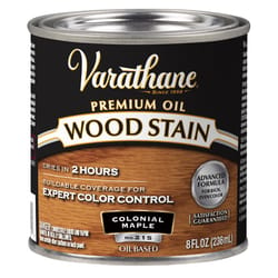 Varathane Semi-Transparent Colonial Maple Oil-Based Urethane Modified Alkyd Wood Stain 1/2 pt