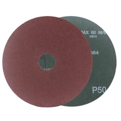 Ace 4.5 in. Aluminum Oxide Center Mount Fiber Disc 50 Grit Coarse 3 pk