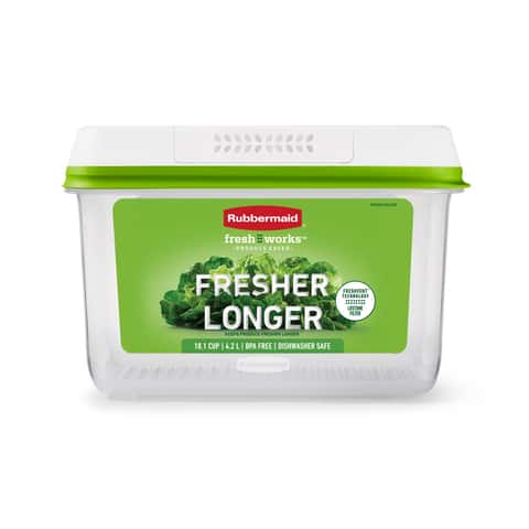 Rubbermaid FreshWorks 18.1 cups Clear Produce Keeper 1 pk - Ace Hardware