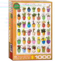 Eurographics Cacti & Succulents Jigsaw Puzzles Multicolored 1000 pc