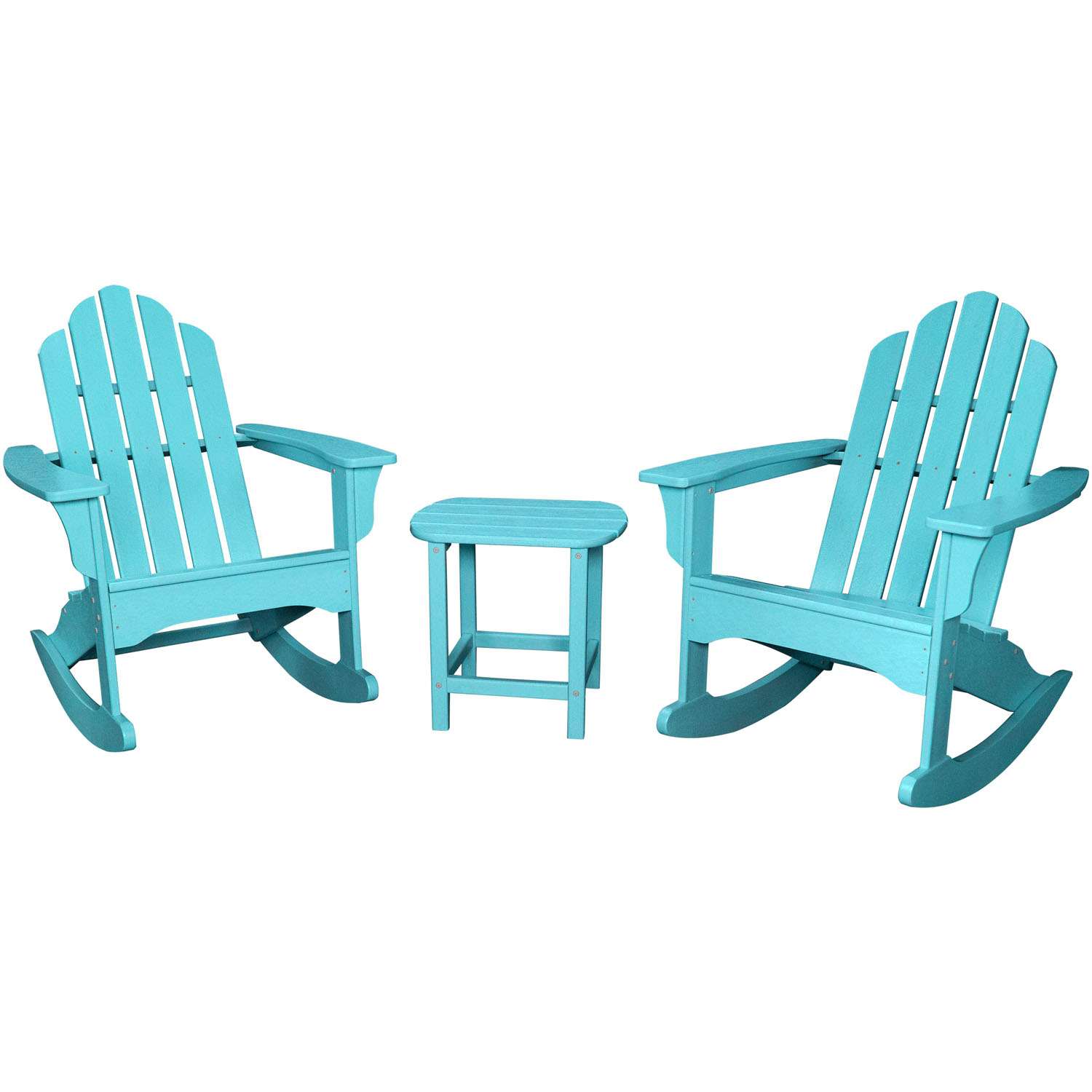 Hanover Adirondack 3 pc Plastic Patio Set Ace Hardware