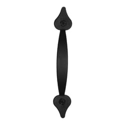 Acorn Rustic Traditional Spear Pull Spear Cabinet Pull Iron Black Black 1 pack