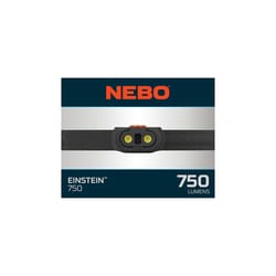 NEBO Einstein 750 lm Gray LED Head Lamp AA Battery