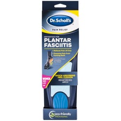 Dr Scholl's Plantar Fascitis Women's Insoles 6-10 Blue 1 pair