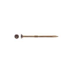 Big Timber No. 9 X 3 in. L Star Gold Zinc Coated Deep Wood Screws 78 pk