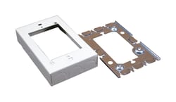 Legrand Rectangle Metal 1 gang Extension Starter Box Ivory