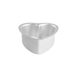 Fat Daddio's 7 in. W X 7 in. L Heart Cake Pan Silver 1 pc