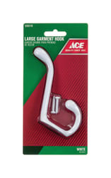 Spectrum 4.75 in. L White Steel Medium Over the Door Hook 1 pk - Ace  Hardware