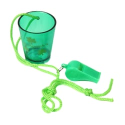 Chef Craft Green Plastic Disposable Shot Glass