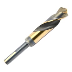 Forney Command Pro 7/8 in. High Speed Steel Silver and Deming Drill Bit 3-Flat Shank 1 pc