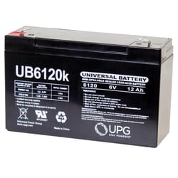 Universal Power Group UB1620k Sealed Lead-Acid 6 V 12 mAh Replacement Battery 1 pk