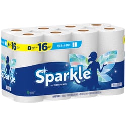 Sparkle Pick-A-Size Paper Towels 110 sheet 2 ply 8 pk