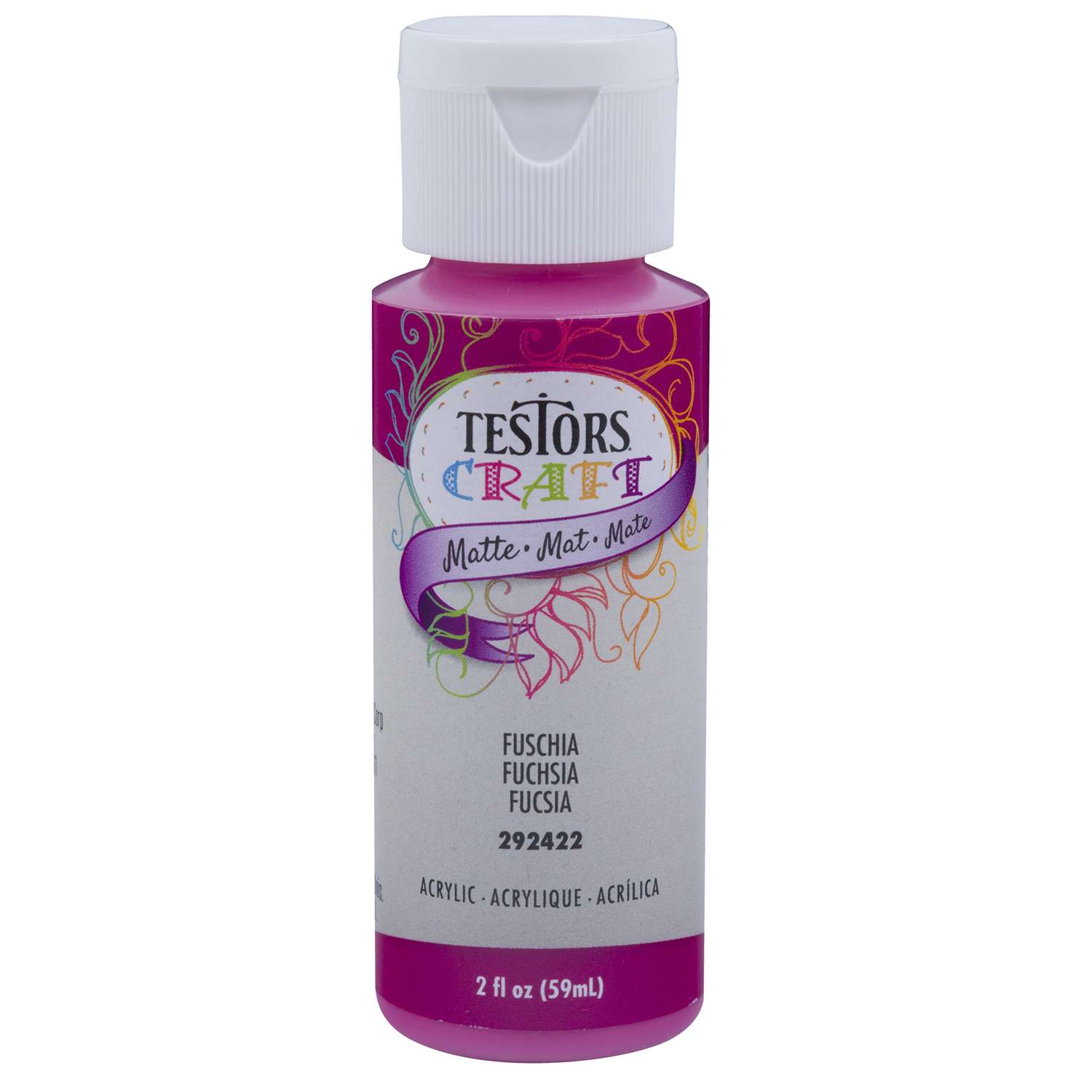 Testors Matte Fuchsia Craft Spray Paint 2 oz Ace Hardware