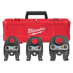 Milwaukee M12 1 in. Press Tool Kit 18.5 in. L Black 3 pc