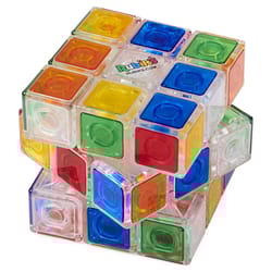 Spin Master Rubik's Crystal Cube Puzzle Multicolored