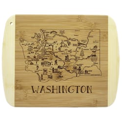 Totally Bamboo A Slice of Life 11 in. L X 8.75 in. W X 0.5 in. Bamboo Cutting Board