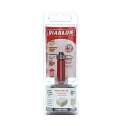 Diablo 1/2 in. D X 2-13/16 in. L Carbide Bearing Flush Trim Bit