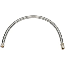 Homewerks 3/8 in. Compression X 3/8 in. D Delta Style 16 in. Braided Stainless Steel Faucet Supply L
