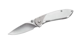 Buck Knives Nobleman Silver 420 Steel 6.38 in. Folding Knife