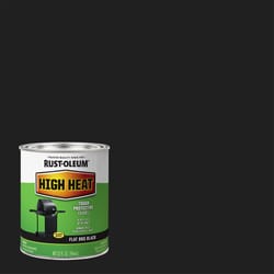 Rust-Oleum Specialty Flat BBQ Black Oil-Based High Heat Enamel 1 qt