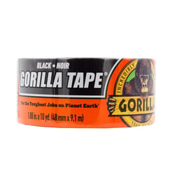 Gorilla 1.88 in. W X 10 yd L Black Duct Tape