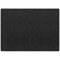 Multy Home Concord 36 in. W X 48 in. L Charcoal Polyester/Vinyl Utility Mat