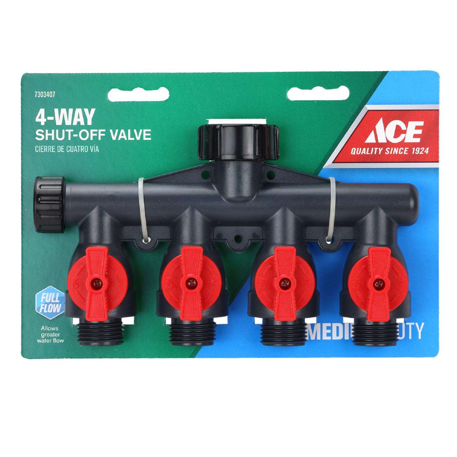 Ace Plastic Threaded Male Garden Hose Manifold Ace Plastic Threaded Male Garden Hose Manifold