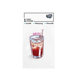 StickerYou Chill Out Iced Coffee Sticker Vinyl 1 pk
