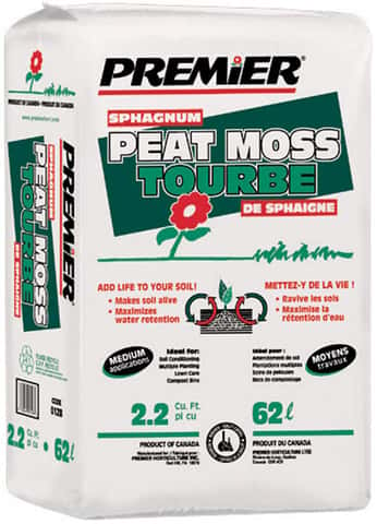 Premier Organic Sphagnum Peat Moss 2.2 ft³ - Ace Hardware