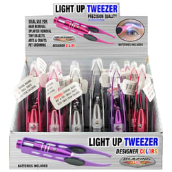 Blazing LEDz Assorted Tweezers 12 pk