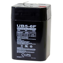 Universal Power Group UB5-6F Sealed Lead-Acid 6 V 5 mAh Replacement Battery 1 pk