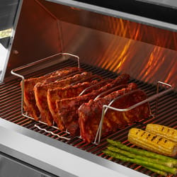 Mr. Bar-B-Q Stainless Steel Rib and Roast Rack 13.4 in. L X 14.3 in. W 1 pk