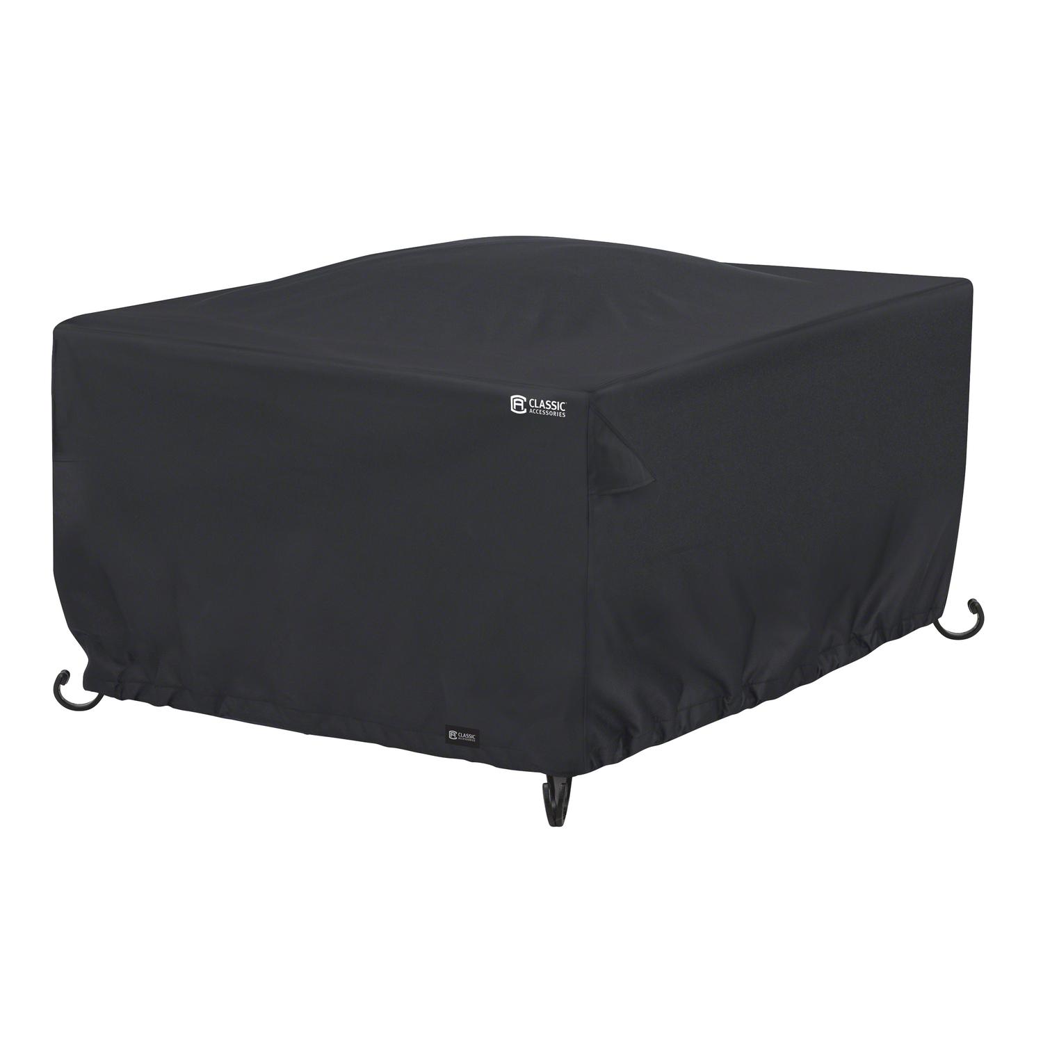 Classic Accessories 22 in. H X 42 in. W X 42 in. L Black Polyester Fire Pit Cover Sansujyuku sansujyuku.com