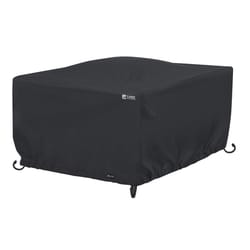 Classic Accessories 22 in. H X 42 in. W X 42 in. L Black Polyester Fire Pit Cover