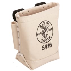 Klein Tools Canvas Nail Pouch 5 in. L X 10 in. H Beige