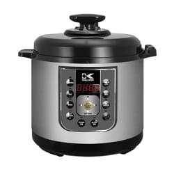 Kalorik Black/Silver Aluminum Sear Pressure Cooker 6.25 cups