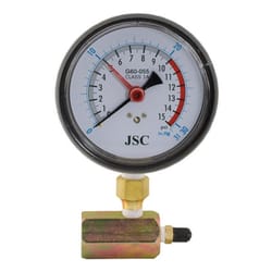 Jones Stephens 4 in. Stainless Steel Pressure Gauge 15 psi