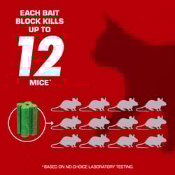 Tomcat Bait Station Blocks For Mice 4 pk