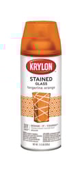 Krylon  Stained Glass  Translucent  Tangerine Orange  Spray Paint  11.5 oz. 