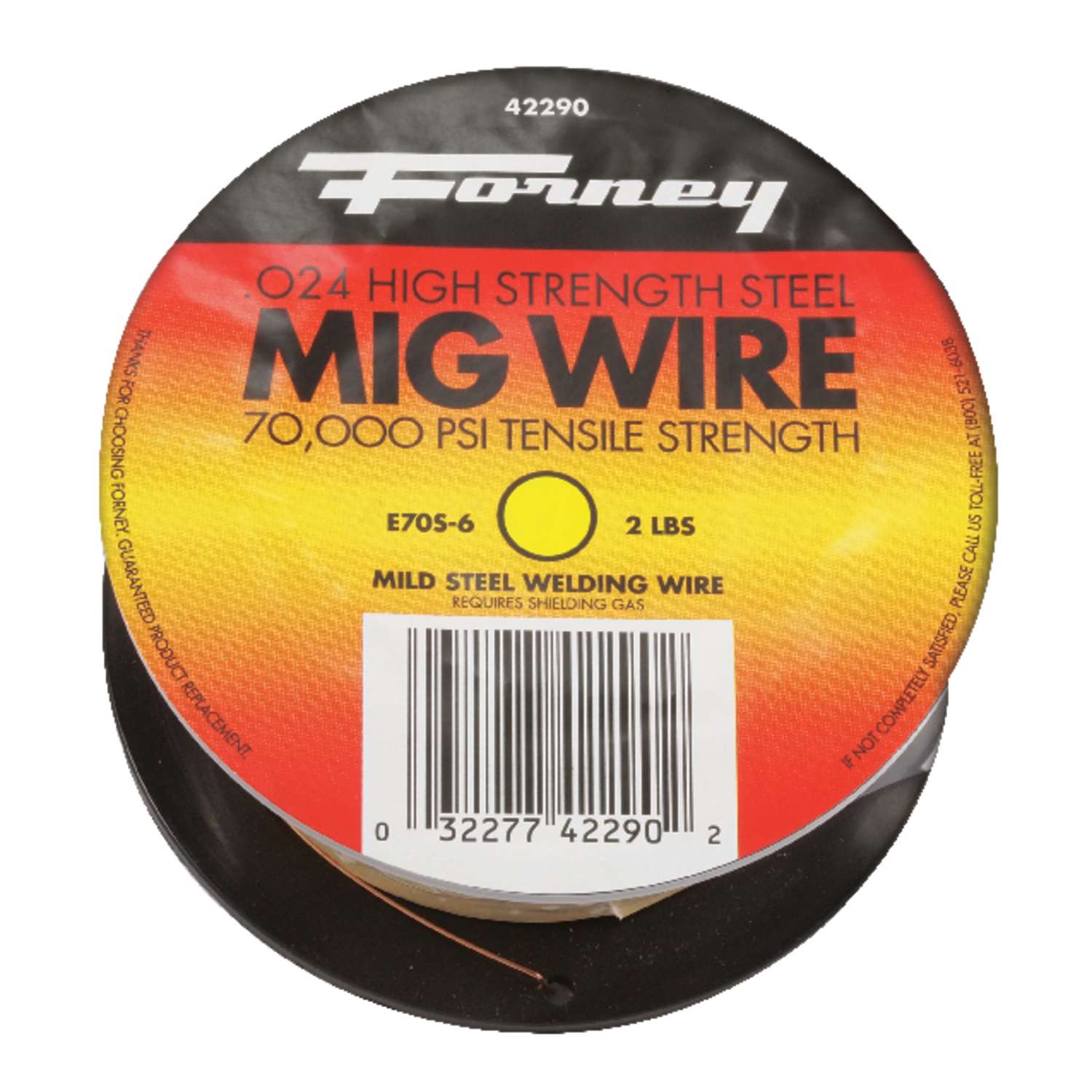 Forney 0.024 in. Mild Steel MIG Welding Wire 70000 psi 2 lb. Ace Hardware