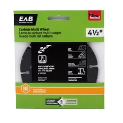 Exchange-A-Blade Industrial 4-1/2 in. D X 5/64 and 7/8 in. Carbide Saw Blade 1 pk