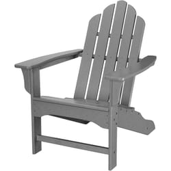Hanover All Weather Gray HDPE Frame Adirondack Chair