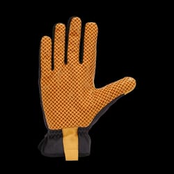 Carhartt Men's Indoor/Outdoor Grip Gloves Black/Yellow L 1 pair