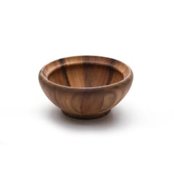 Ironwood Brown Acacia Wood Classic Salad Bowl 7 in. D 1 pc